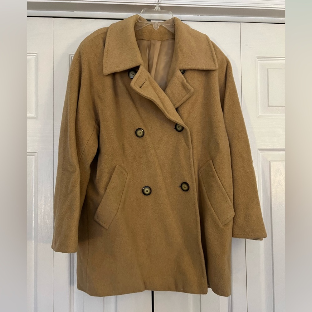 Vintage Saks Fifth Avenue Camel Hair Coat